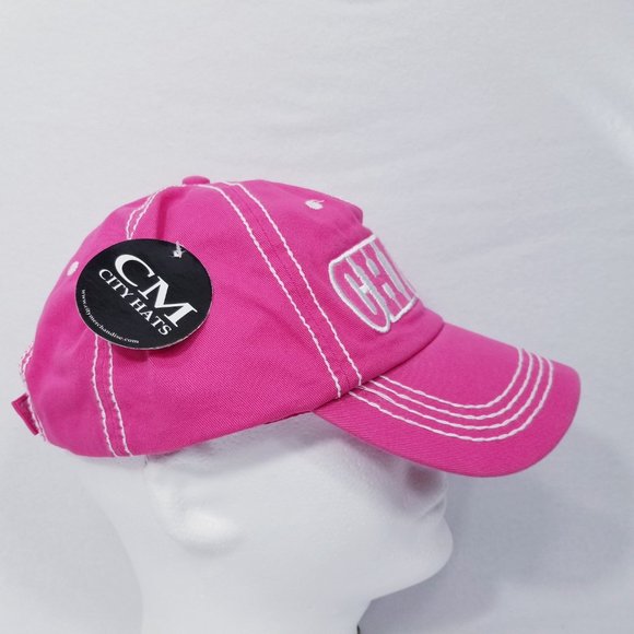 City Hats Unisex Pink Chicago Baseball Style - NWT - Picture 7 of 10